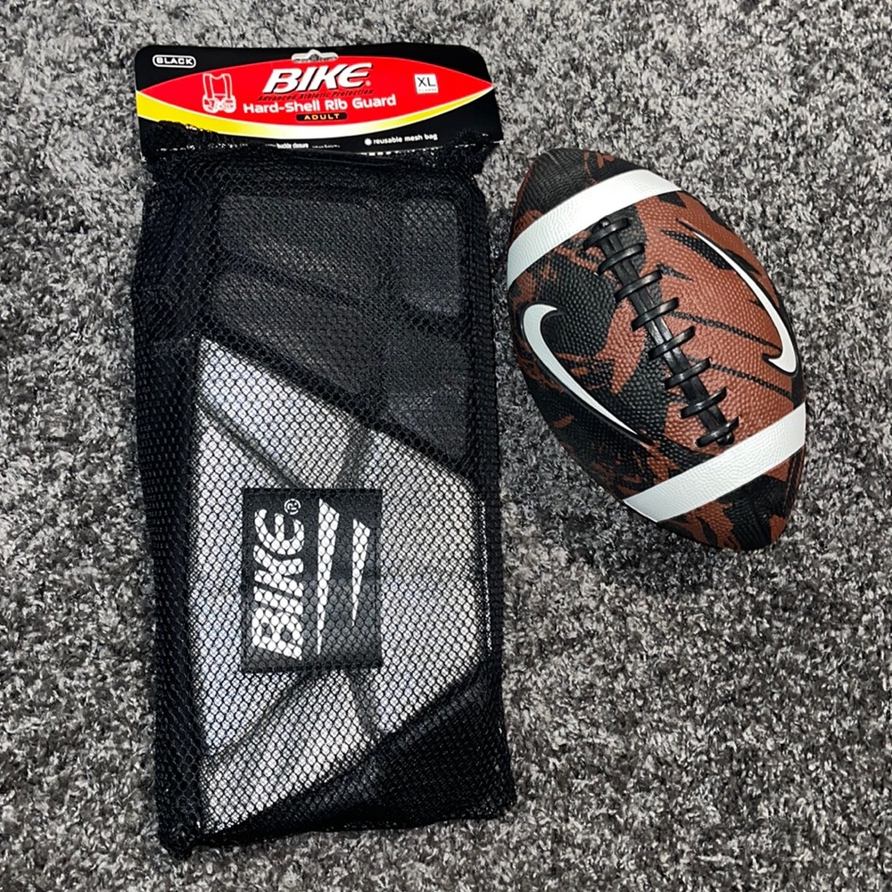 Bike football Xtreme lite hard shell rib pad protection guard vest NEW!!